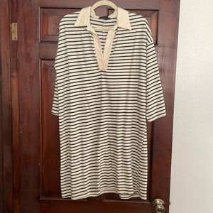 Green stripe Ashton knit polo tuckernuck dress